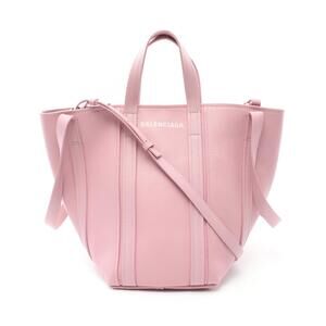 Balenciaga North South Tote Bag Leather Pink